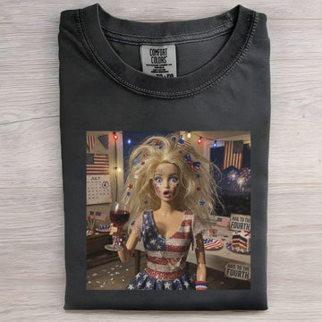 Funny Doll 4th of July T-shirt