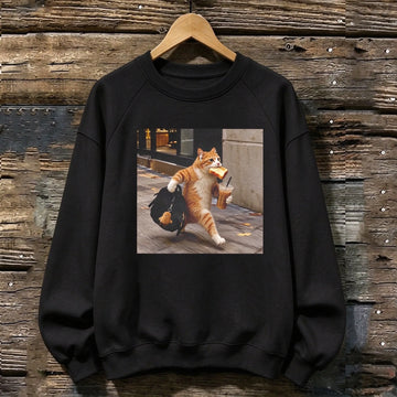 Hurry I'm Late Funny Sweatshirt