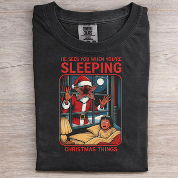 Christmas Things He Sees You When You're Sleeping T-Shirt