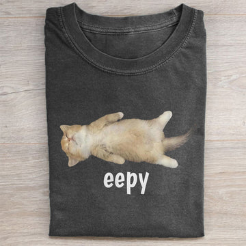 Silly Sleepy Cat T-shirt
